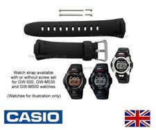 Correa de reloj GW-500 CASIO GW-500 GW-530 GW-M500 GW-M530A 10141364 y tornillos