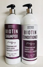 Cuidado del cabello definido ~ Champú y acondicionador fortalecedor de biotina 32 fl oz cada uno