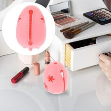 Estuche de esponja de belleza contenedores de maquillaje polvo de silicona soporte para soplo