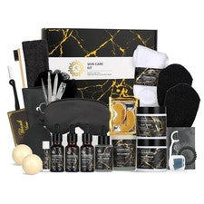 Set de Cuidado de la Piel, 28 piezas Kit Corporal y Facial Regalos para Mujeres y Hombres Incluye Cr...