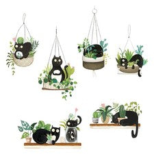 2 calcomanías decorativas de pared pegatinas de pared para el hogar pegatinas de dibujos animados
