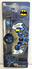Reloj de proyección Accutime DC Comics Batman niños proyectos 10 imágenes BATERÍA NUEVA
