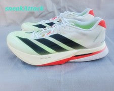 Adidas Adizero Boston 13 talla 12.5 blanco negro rojo JS4932