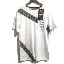 Camiseta de manga corta suave cuello redondo de diseñador para hombre calidad premium blanca negra