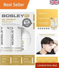 BOSDefense Kit de tratamiento de 30 días para adelgazar el cabello tratado con color - infusión de biotina