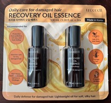 TREECELL Recovery Oil Essence 100 ml 3,38 OZ juego de 2 para el cuidado diario del cabello dañado