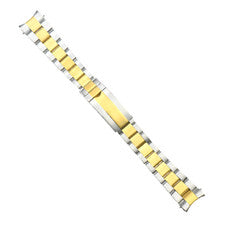 CORREA DE RELOJ OSTRA 20 MM PARA ROLEX DATEJUST BLOQUEO DESLIZANTE 36 MM DOS TONOS CALIDAD SUPERIOR