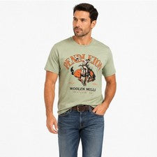 Camiseta Pendleton Para Hombre Cuello Redondo Manga Corta Bucking Horse Gráfica Talla Pequeña Nueva Con Etiquetas