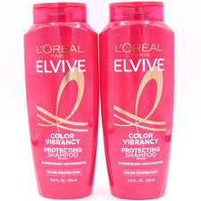Champú protector de vibración L'Oreal Elvive Color paquete de 2 12,6 oz Ea Color tratado