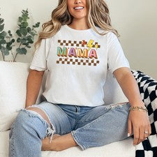 Camiseta retro mamá mujer hilada en anillo Groovy mamá vida día de la madre regalo para ella