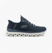 Zapatillas informales Skechers Glide-Step Noxus de malla con cordones de espuma viscoelástica para hombre