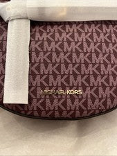 Bolso Bandolera Michael Kors Emilia Half Moon Para Mujer *Nuevo En Caja Con Etiquetas*