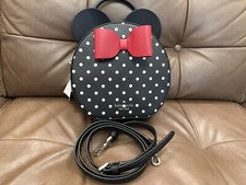 Bolso Bandolera Bolso Cartera Bolso Kate Spade X Disney Minnie Mouse Cuero Grano Pequeño