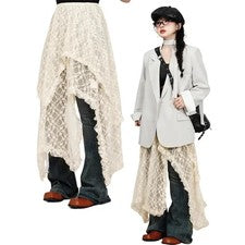Elegante Faldas Bohemias Mujer De Moda Moda Faldas para Mujer Volantes Floral Volantes