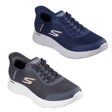 Zapatillas sin cordones Skechers para hombre Go Walk flexibles manos arriba