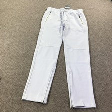 Pantalones GVAPI Para Hombre 38 Blanco Edición Limitada Diseñados por Aaron Wilhelm Cremallera Recta