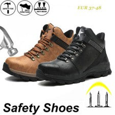 Zapatos de seguridad S3 tapa de acero zapatos de protección zapatos de trabajo zapatos de senderismo talla 37-47