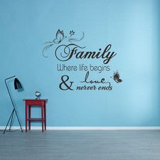 Calcomanía de pared con letras de vinilo decoración del hogar pegatinas inspiradoras
