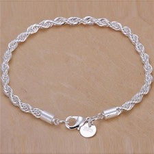 BRACCIALE TWISTER 925 ARGENTATO ALTA QUALITA' PER DONNA 9,25 ARGENTO ih