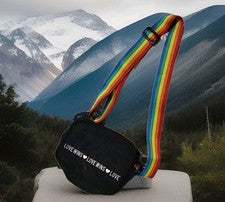 Nuevo con etiquetas Último 1 descatalogado Love Always Wins Bolso de hombro MW Rainbow🌈 Unisex LGBTQ+