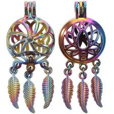 2 Pcs Perfume Necklace Pendant Fashionable Pendants Essential Oil
