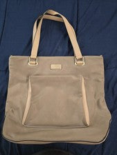 Bolso de mano para mujer Calvin Klein de vinilo/cuero marrón claro