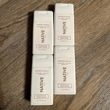 Acondicionador hidratante X4 Native Hair Care coco y vainilla 3 fl cada uno