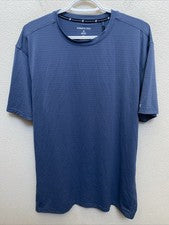 NUEVA Camiseta Kenneth Cole Active Para Hombre 2XL Nautilus Azul Cuello Redondo Tecnología SS