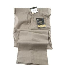 Nuevo con etiquetas Pantalones de Vestir AXIST Gris/Beige Talla 33 x 32 Súper Ligeros Elegante Moda