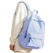 Mochila Escolar Azul Impermeable Escuela Secundaria Bolsa de Libros Informal Mochila de Viaje