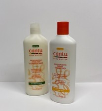 Juego acondicionador champú manteca de karité Cantu 13,5 oz cabello natural paquete de 2 NUEVO