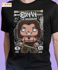Camiseta estilo Funko de Conan el Bárbaro