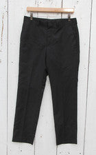 Pantalones de vestir DKNY para hombre negros italianos mezcla de lana talla 30/30 NUEVO