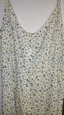 Nuevo con etiquetas Vestido Arizona Jean Co Para Mujer Grande Amarillo Floral Maxi Vestido Verano Tirantes