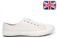 Zapatos de lona para hombre Zapatos de salón para hombre Para hombre Plimsolls Todos blancos Zapatos de salón Informales