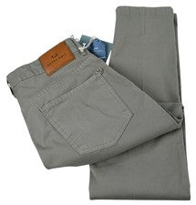 Pantalones Chinos ENTRE AMIS NAPOLI Gris AMERICA 5 Bolsillos Mezcla Algodón 31 Italia Nuevos con Etiquetas