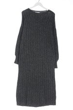 Vestido de punto mujer MNG gris talla 34 casual elegante nuevo