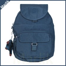 Mochila Kipling Queenie Original Con Llavero KI0522, Tonal Verde Azulado Noche, Nueva