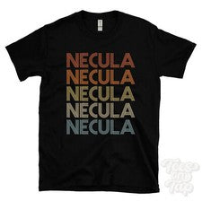 CAMISETA NECULA ESTILO RETRO REPETIDO Hombre y Mujer Novedad Genial Nombre Regalo