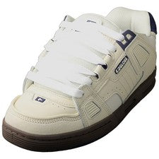 Globe Sabre Hombre Entrenadores de Skate en Antiguo Blanco Azul - 9 UK