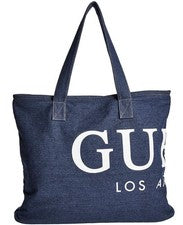 NUEVO ADIVINAR Logo Demin Shopper Bolso de Viaje Gimnasio Playa Bolso de Mano Cartera