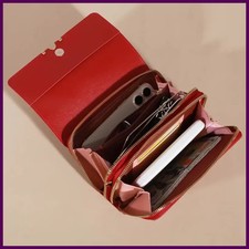 Mujer Cartera Coreana Bolso de Mano Multi Tarjeta Gran Capacidad Informal Bolso de Hombro Mobi