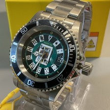 Reloj Hombre Invicta Pro Diver House of Cards High Roller 40mm Acero 50524 NUEVO