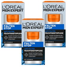Loreal Men Expert Antiarrugas Stop 3x 50ml Antiarrugas Hidratante Vitamina E