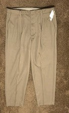 Pantalones Edwards Garments Estilo 2674-05 Ajuste Fácil Para Hombre Cómodos Elastizados TAN Nuevos