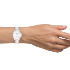 Oozoo Reloj Mujer Vintage Series Analógico Metal Plata UOC20038