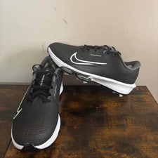 Zapatos de golf Nike infinity tour negros con toque de menta talla 8 para hombre de ancho
