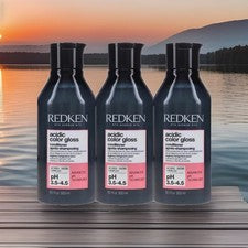 ¡PACK DE 3! ACONDICIONADOR BRILLO COLOR ÁCIDO REDKEN 10,1 OZ COMPLEJO BRILLO Y CUIDADO DEL COLOR