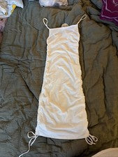 Vestido midi de malla para mujer Jolie And Joy - Vestido blanco liso moda Nova