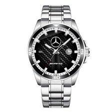 Orologio da polso in Acciaio per amanti Mercedes Benz AMG Heritage Stripe Carbon
